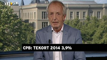 RTL Z Nieuws Jos Heijmans: kabinet bezuinigt 6 miljard, ongeacht CPB-cijfers