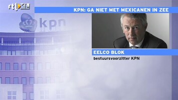 RTL Z Nieuws KPN verzet zich met hand en tand tegen Mexicaanse overname