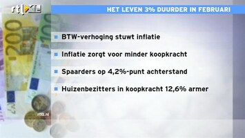 RTL Z Nieuws 10:00 Inflatie is voor bijna iedereen in Nederland een probleem