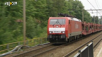 RTL Z Nieuws Goederenvervoer op het spoor daalt 10%