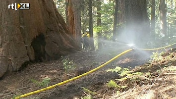 RTL Nieuws Sprinklers moeten Yosemite tegen vuur beschermen