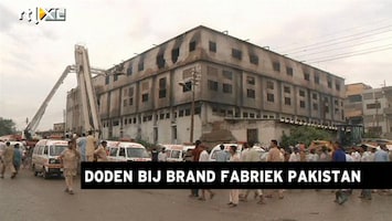 RTL Z Nieuws 236 doden bij brand in kledingfabrieke Pakistan