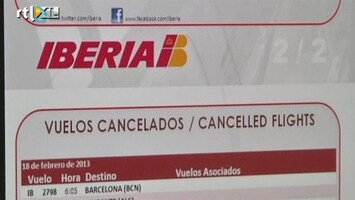 RTL Nieuws Iberia-personeel staakt tegen banenverlies