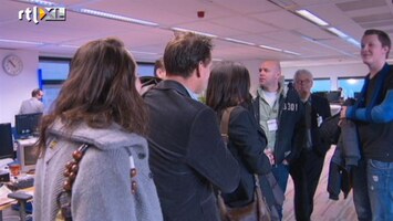 RTL Z Nieuws Kandidaten backstage bij het RTL Nieuws