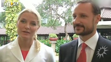 RTL Boulevard Haakon en Mette-Marit in Indonesie