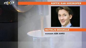 RTL Z Nieuws ABN: Koffie zou een stuk goedkoper moeten worden