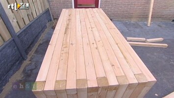 Eigen Huis & Tuin Strakke tafel van Larikshout