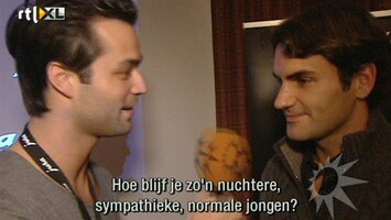 RTL Boulevard Jan Kooijman interviewt Roger Federer