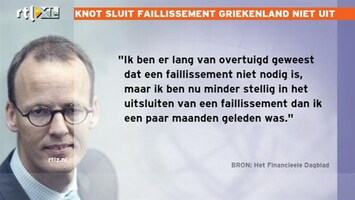 RTL Nieuws DNB houdt rekening met failliet Griekenland