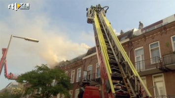 RTL Nieuws Brand in acht woningen tegelijk in Rotterdam