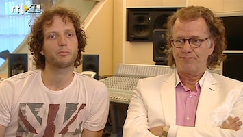 RTL Boulevard Andre en Pierre Rieu maken tekenfilmpjes