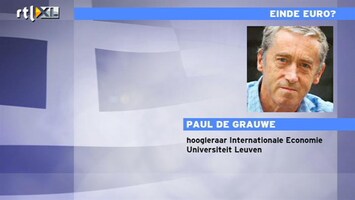 RTL Z Nieuws Vrees voor einde euro: economen zien het somber in