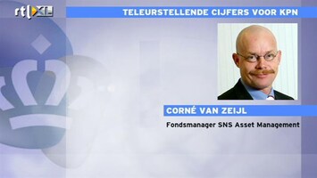 RTL Z Nieuws Corné: niet bang voor dividend KPN, dividendrendement is mooi