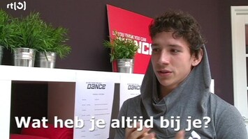 So You Think You Can Dance Wat heeft Lorenzo altijd bij zich?