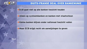 RTL Z Nieuws 09:00 Duitsland en Frankrijk eens over de Bankenunie, of.?