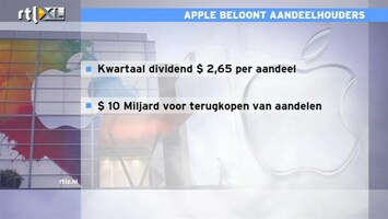 RTL Z Nieuws Apple geeft 45 miljarden dollar terug aan aandeelhouders
