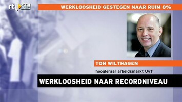 RTL Z Nieuws Faillissementen stuwen werkloosheid