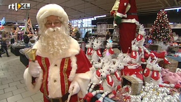 RTL Nieuws Kerstdrukte in de winkels