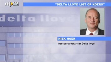 RTL Z Nieuws Delta Lloyd-ceo: zorgen over besmettingsrisico's