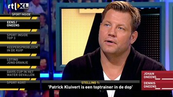 RTL Sport Inside 'Patrick Kluivert is een toptrainer in de dop'