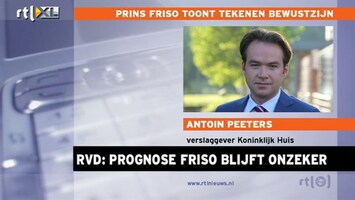 RTL Z Nieuws Signifancte verandering Friso: minimale teken van bewustzijn