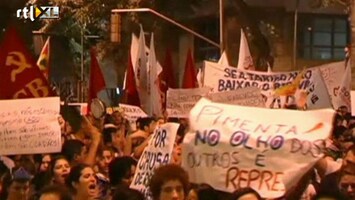 RTL Nieuws Brazilianen protesteren massaal tegen regering