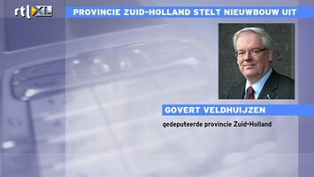 RTL Z Nieuws Provincie Zuid-Holland wil 40% van nieuwbouw uitstellen