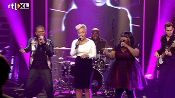 The Voice Of Holland Emeli Sandé met Jared en Laurrhie