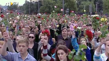 RTL Nieuws Massale herdenking in Oslo