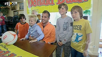 RTL Boulevard Kids interviewen Rafael van der Vaart