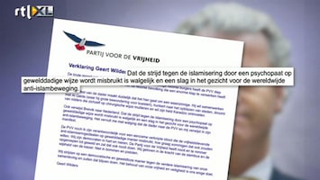 RTL Nieuws Wilders walgt van Breivik