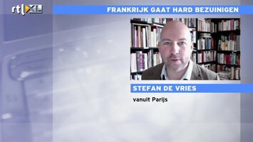 RTL Z Nieuws Frankrijk gaat hard bezuinigen