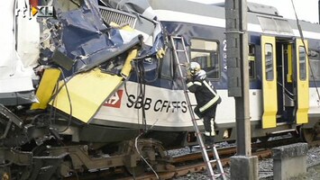 RTL Nieuws Machinist Zwitserland dood bij treinongeluk