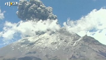 RTL Nieuws Spectaculaire uitbarsting Popocatepetl