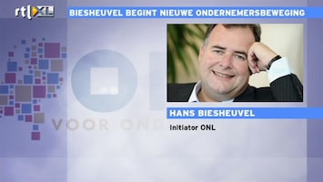 RTL Z Nieuws Hans Biesheuvel, voormalig voorzitter van MKB Nederland begint zijn eigen winkel