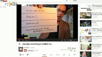 RTL Nieuws Scholieren lyrisch over lessen via Youtube