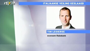 RTL Z Nieuws Terugkeer naar gewone rentestructuur Italië is goed signaal, nog geen keerpunt'