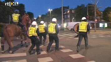 RTL Nieuws Relletjes in Den Haag na Oranjeverlies