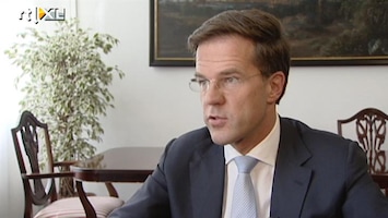 RTL Z Nieuws Rutte exclusief: overheid trekt teveel naar zich toe