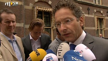 RTL Z Nieuws Dijsselbloem slikte dreiging extra Griekse hulp beetje in