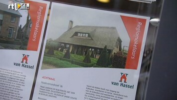 RTL Z Nieuws Huizenmarkt blijft op z'n gat: prijzen dalen opnieuw hard