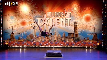 Holland's Got Talent Antoni Wanders is goed met palen