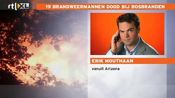 RTL Nieuws 'Speciale brandweereenheid door bosbrand gedood'