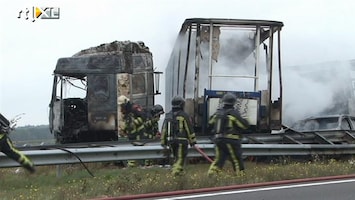 RTL Nieuws Ravage op A1 na ongeluk