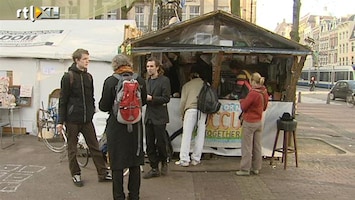 RTL Z Nieuws Hart verdwijnt uit Occupy Amsterdam