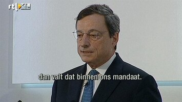 RTL Z Nieuws Draghi: ECB kan ingrijpen bij te hoge rente