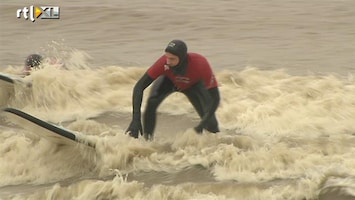 RTL Nieuws Toch de zee in bij gevoelstemperatuur -10