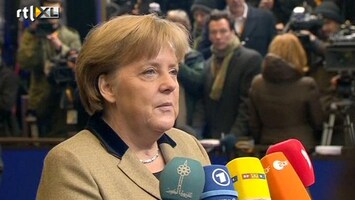 RTL Z Nieuws Merkel op EU-top: Straks voor elk land schuldenplafond, stabiliteitspact overleeft