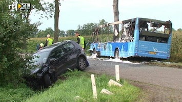 RTL Z Nieuws 14 gewonden bij busongeluk Rouveen