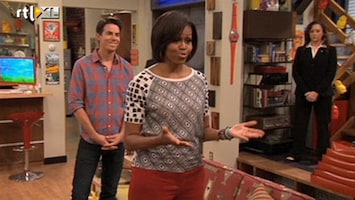 RTL Nieuws Michelle Obama in iCarly